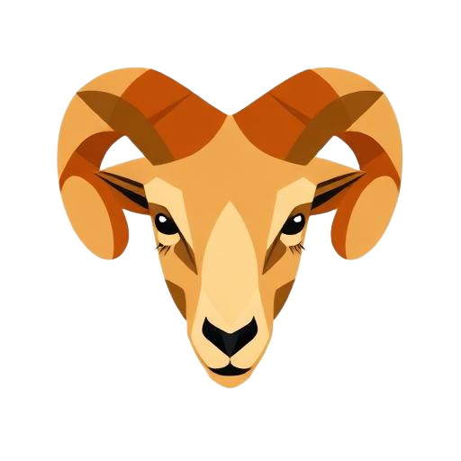 Closer’s crest — a ram on an amber chip.